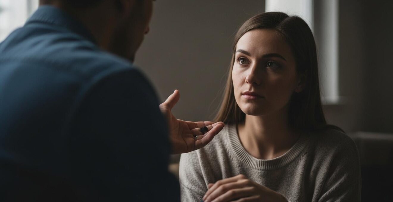 Jeune personne observant attentivement le langage corporel de son interlocuteur pour détecter les signaux d’intimité