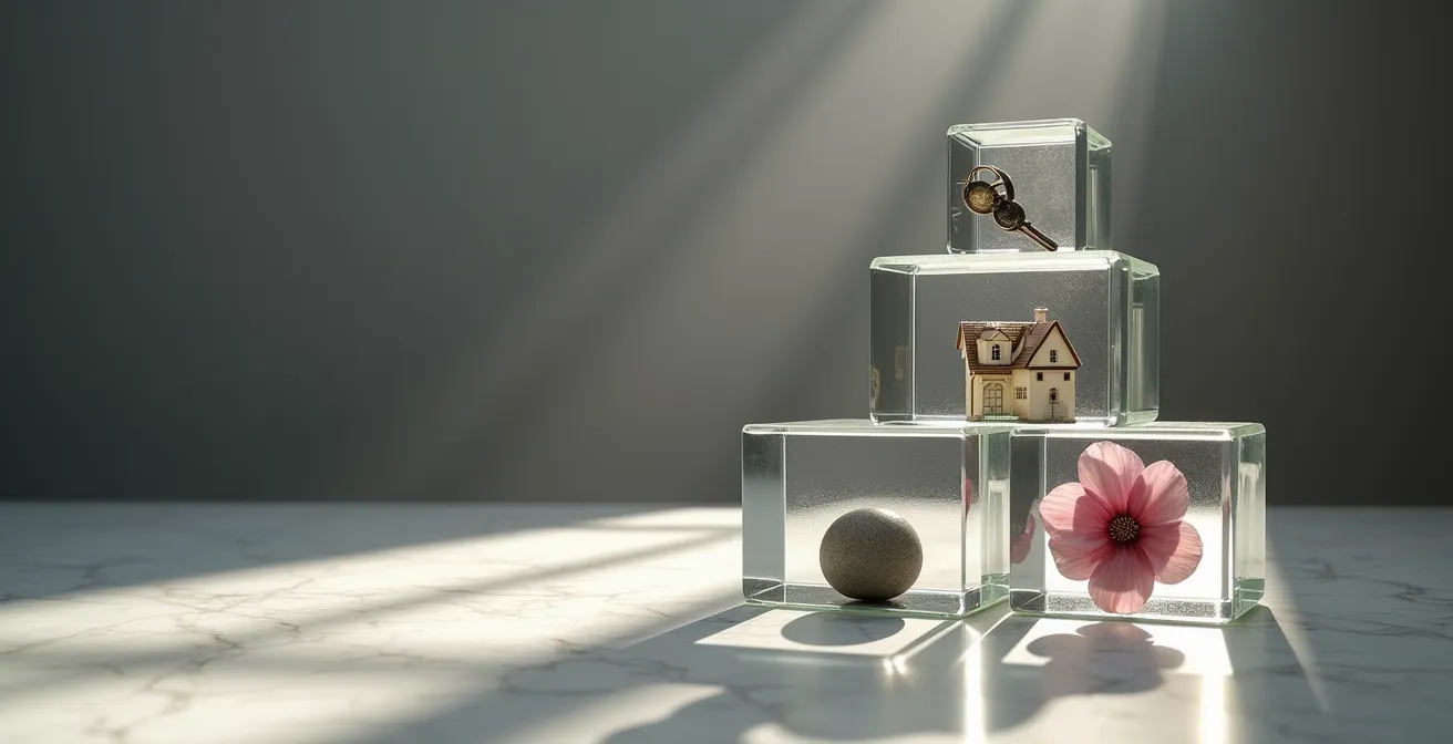 Visualisation d'une pyramide métaphorique des attentes relationnelles à six niveaux