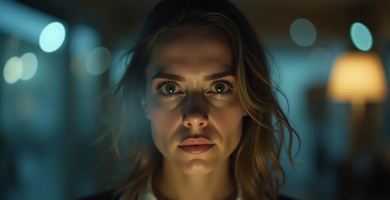 Personne submergée par trop de réflexion dans ses choix amoureux, le visage exprimant un conflit intérieur.